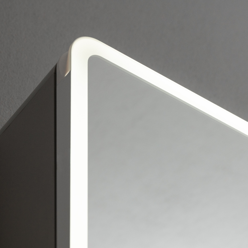 BRILAGI - LED spoguļa skapītis vannas istabai ar apgaismojumu NOTO SINGLE 60x65 cm