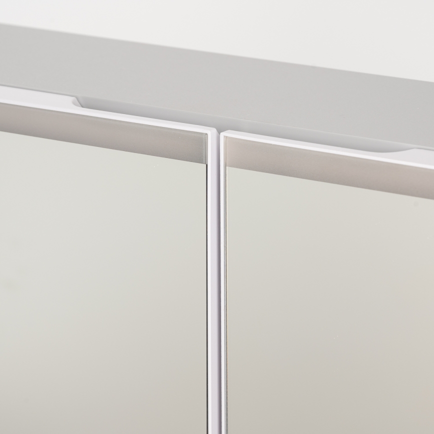 BRILAGI - LED spoguļa vannas istabas skapītis ar apgaismojumu NOTO DOUBLE 60x65 cm