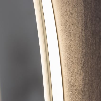 Brilagi - LED vannas istabas apsildāmais spogulis CLARA ECO LED/12W/230V Ø 60 cm IP44 CRI 90 dimmējams + CCT