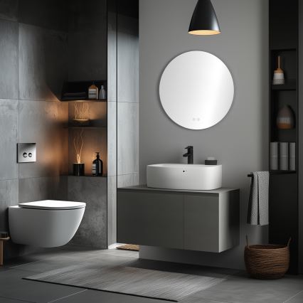 Brilagi - LED vannas istabas spogulis ar apsildi DEMI PRO LED/20W/230V Ø 60 cm IP44 CRI 90 dimējams + CCT