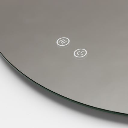 Brilagi - LED vannas istabas spogulis ar apsildi DEMI PRO LED/20W/230V Ø 60 cm IP44 CRI 90 dimējams + CCT