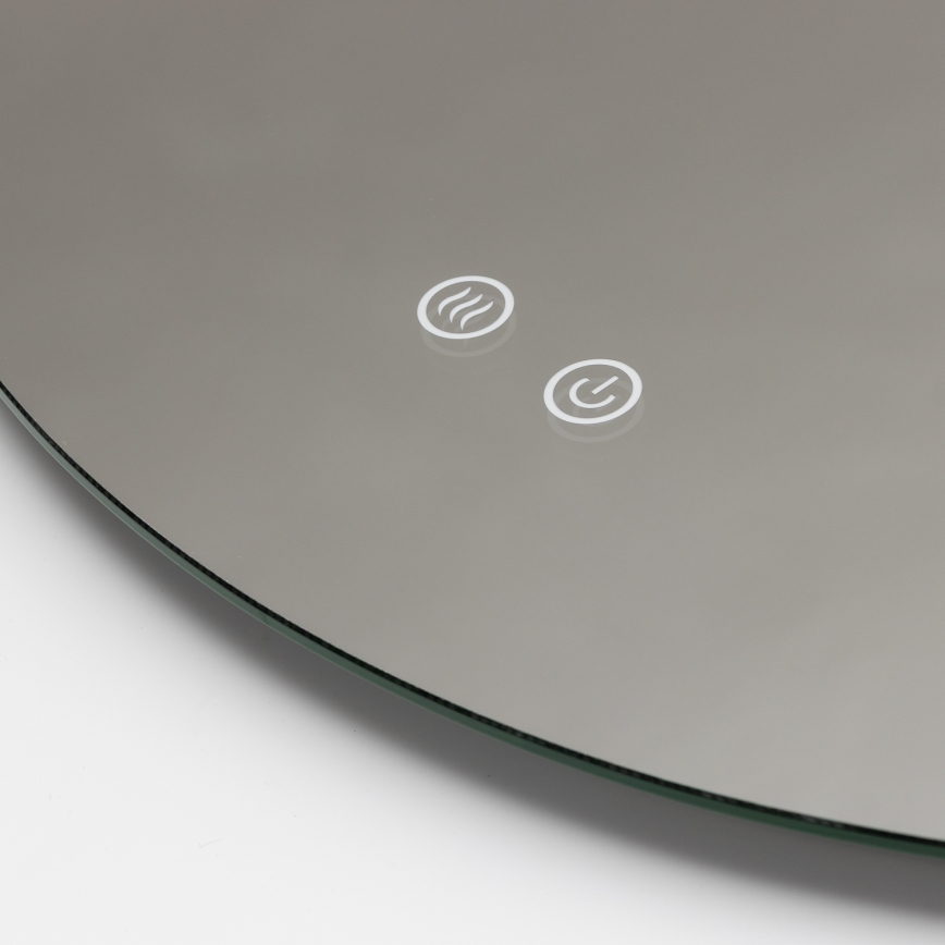 Brilagi - LED vannas istabas spogulis ar apsildi DEMI PRO LED/20W/230V Ø 60 cm IP44 CRI 90 dimējams + CCT