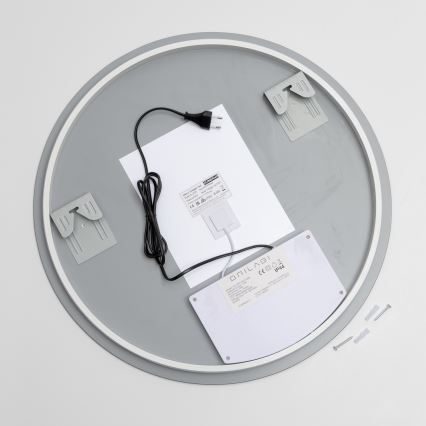 Brilagi - LED vannas istabas spogulis ar apsildi DEMI PRO LED/20W/230V Ø 60 cm IP44 CRI 90 dimējams + CCT