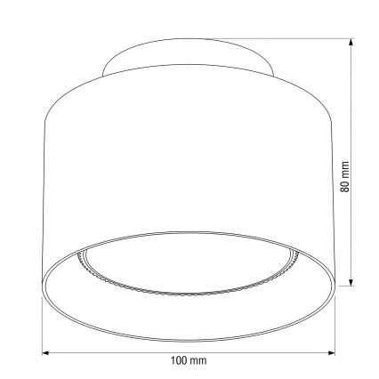 BRILAGI - LED prožektors BACKLIT 1xGX53/15W/230V + LED/3W Ø 10 cm ozola dekors