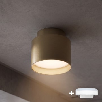BRILAGI - LED spot gaismeklis BACKLIT 1xGX53/15W/230V + LED/3W Ø 8 cm zelta krāsā