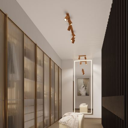 Brilagi - LED spot gaismeklis CRESTO 1xGU10/10W/230V 20 cm zelta