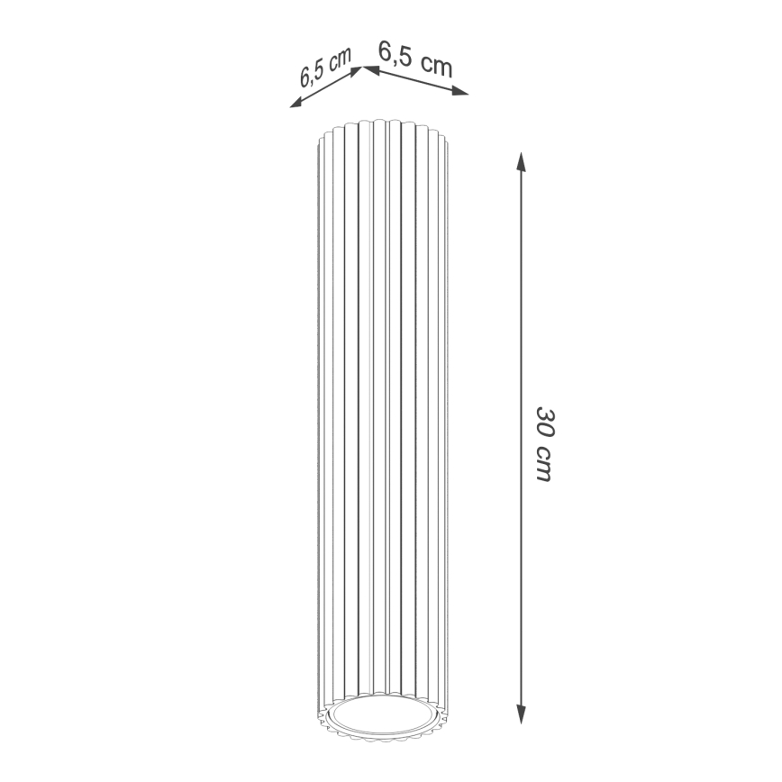 Brilagi - LED spot gaismeklis CRESTO 1xGU10/10W/230V 30 cm sarkans