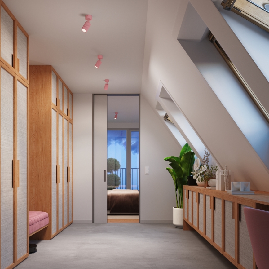 Brilagi - LED spot gaismeklis CRESTO 1xGU10/10W/230V rozā