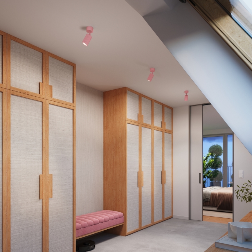 Brilagi - LED spot gaismeklis CRESTO 1xGU10/10W/230V rozā