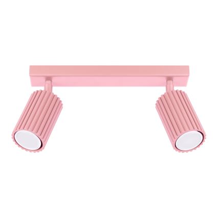 Brilagi - LED spot gaismeklis CRESTO 2xGU10/10W/230V rozā