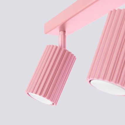 Brilagi - LED spot gaismeklis CRESTO 2xGU10/10W/230V rozā