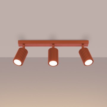 Brilagi - LED spot gaismeklis CRESTO 3xGU10/10W/230V sarkans