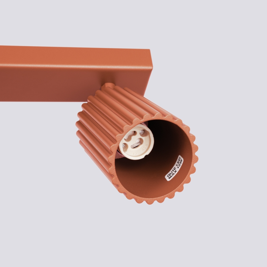 Brilagi - LED spot gaismeklis CRESTO 3xGU10/10W/230V sarkans