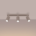 Brilagi - LED spot gaismeklis CRESTO 3xGU10/10W/230V taupe