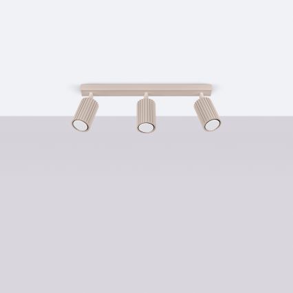 Brilagi - LED spot gaismeklis CRESTO 3xGU10/10W/230V taupe