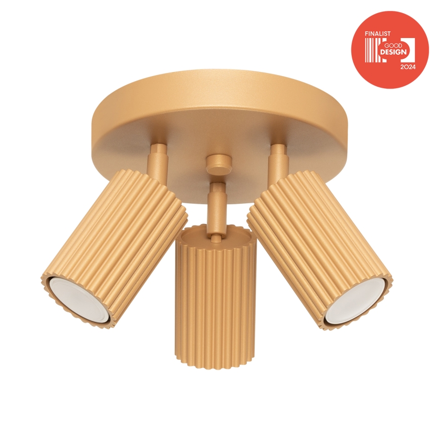 Brilagi - LED spot gaismeklis CRESTO 3xGU10/10W/230V zelta