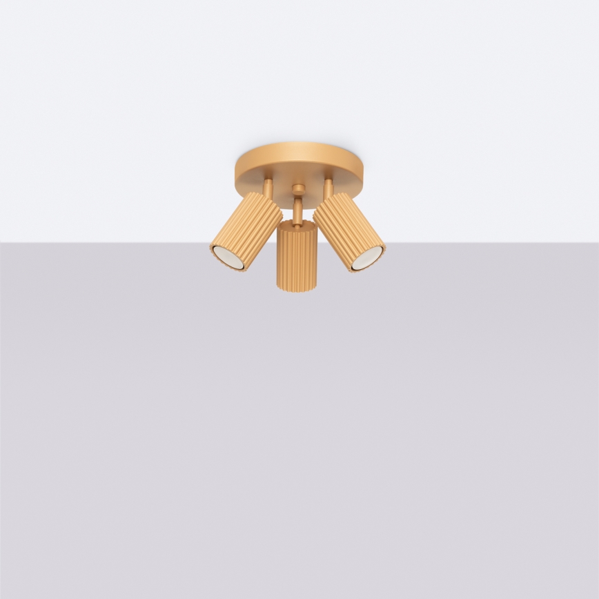 Brilagi - LED spot gaismeklis CRESTO 3xGU10/10W/230V zelta