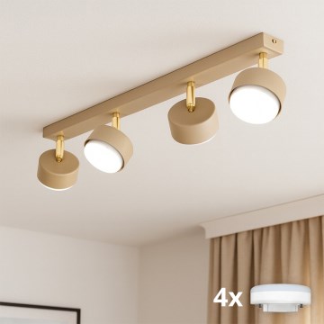 Brilagi - LED spot gaismeklis MONO 4xGX53/13W/230V bēšs