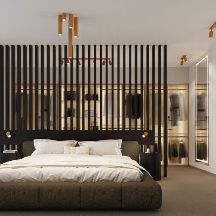 Brilagi - LED spota gaismeklis CRESTO 1xGU10/10W/230V 30 cm zeltains