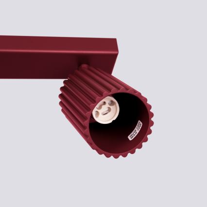 Brilagi - LED spota gaismeklis CRESTO 3xGU10/10W/230V burgundijas krāsa