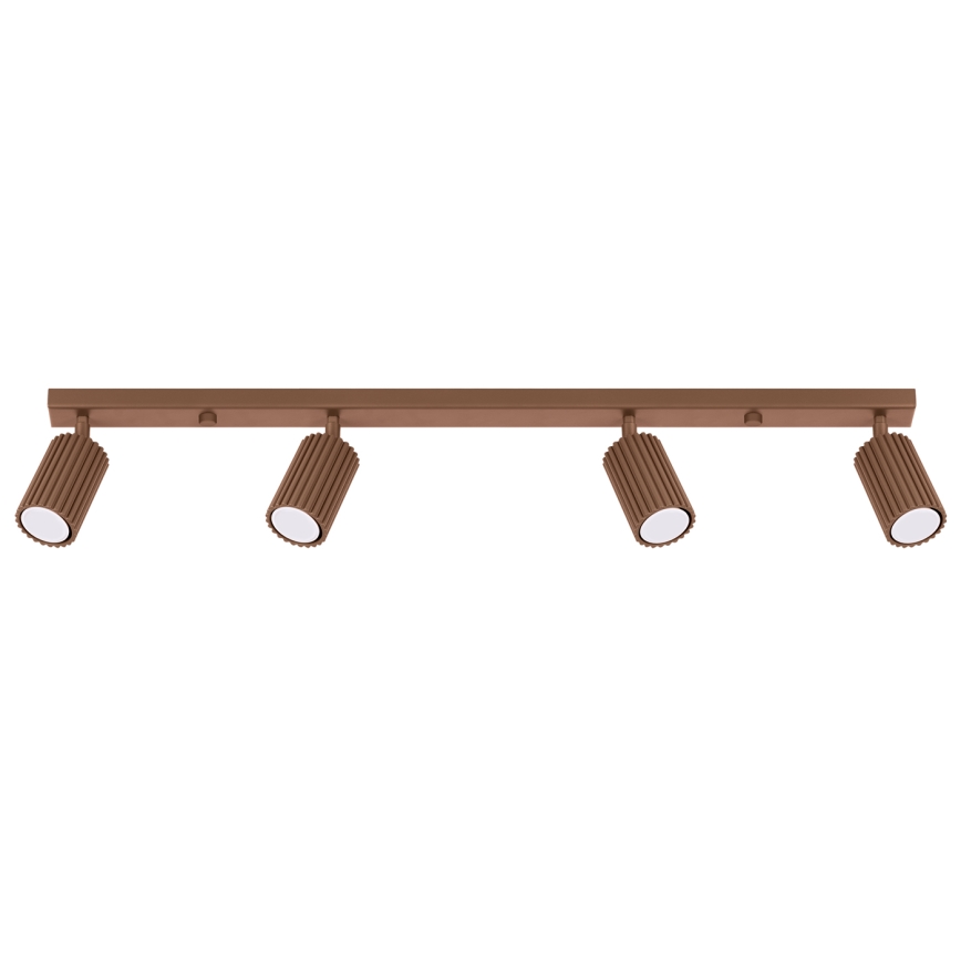 Brilagi - LED spota gaismeklis CRESTO 4xGU10/10W/230V brūns