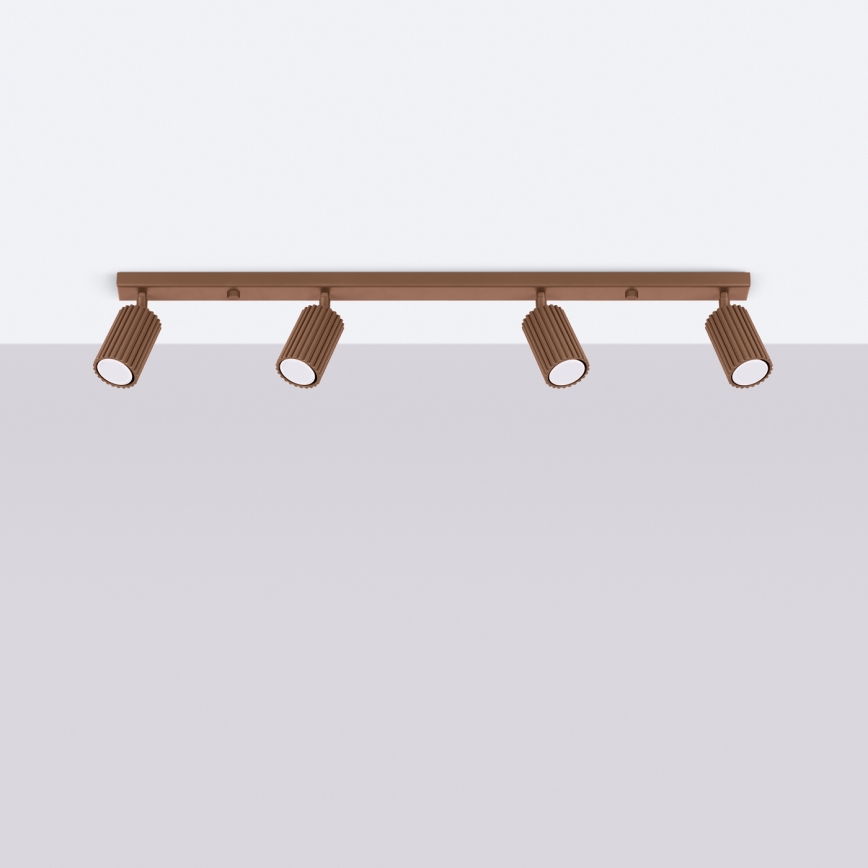 Brilagi - LED spota gaismeklis CRESTO 4xGU10/10W/230V brūns