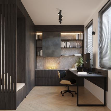 Brilagi - LED spota gaismeklis CRESTO 4xGU10/10W/230V melns