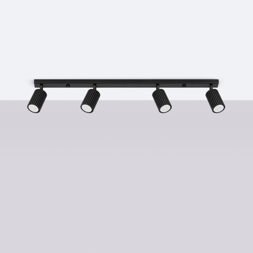 Brilagi - LED spota gaismeklis CRESTO 4xGU10/10W/230V melns