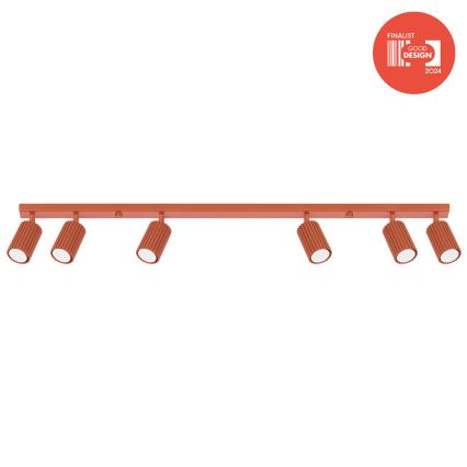 Brilagi - LED spota gaismeklis CRESTO 6xGU10/10W/230V sarkans