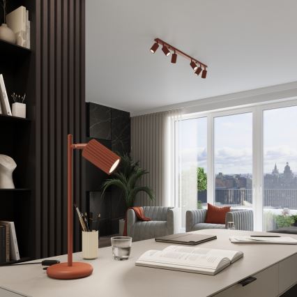 Brilagi - LED spota gaismeklis CRESTO 6xGU10/10W/230V sarkans