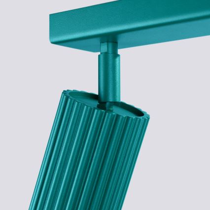 Brilagi - LED spota gaismeklis CRESTO 6xGU10/10W/230V tirkīzzils