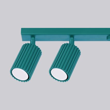 Brilagi - LED spota gaismeklis CRESTO 6xGU10/10W/230V tirkīzzils