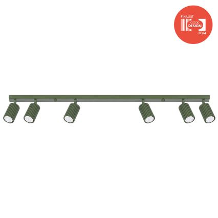 Brilagi - LED spota gaismeklis CRESTO 6xGU10/10W/230V zaļš