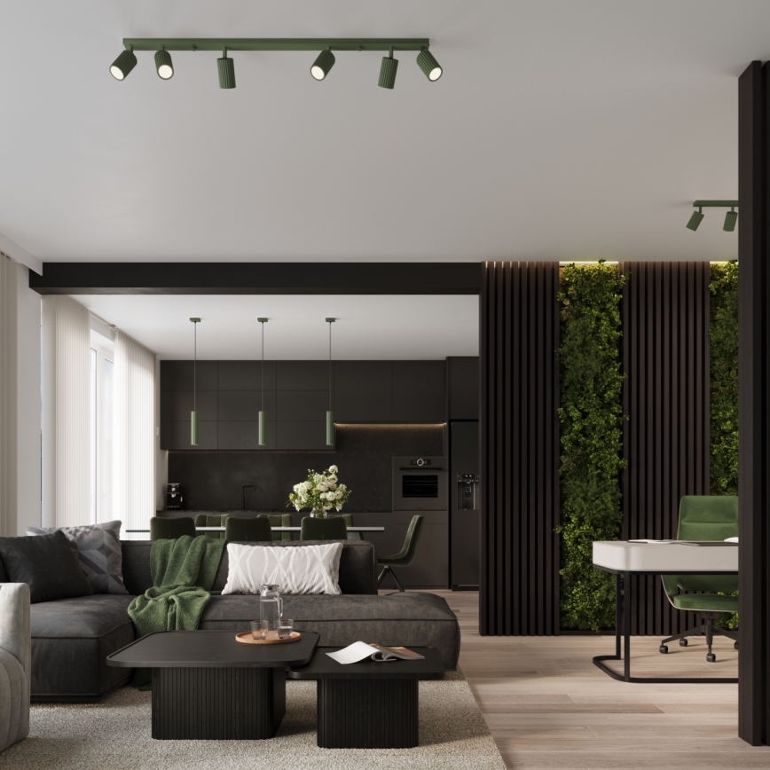 Brilagi - LED spota gaismeklis CRESTO 6xGU10/10W/230V zaļš