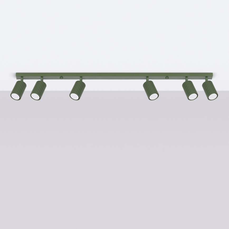 Brilagi - LED spota gaismeklis CRESTO 6xGU10/10W/230V zaļš