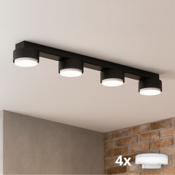 Brilagi - LED spota gaismeklis MONO 4xGX53/13W/230V melns