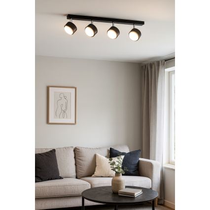 BRILAGI - LED spota gaismeklis MONO 4xGX53/30W/230V melns