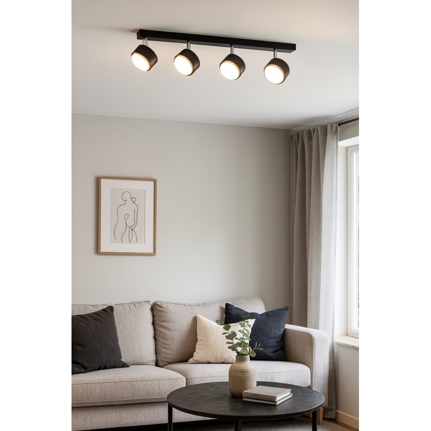 BRILAGI - LED spota gaismeklis MONO 4xGX53/30W/230V melns