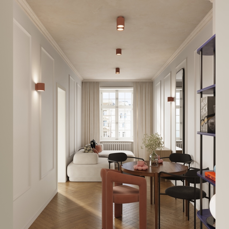 Brilagi - LED spota gaismeklis SFERA 1xGU10/10W/230V Ø 10 cm brūns