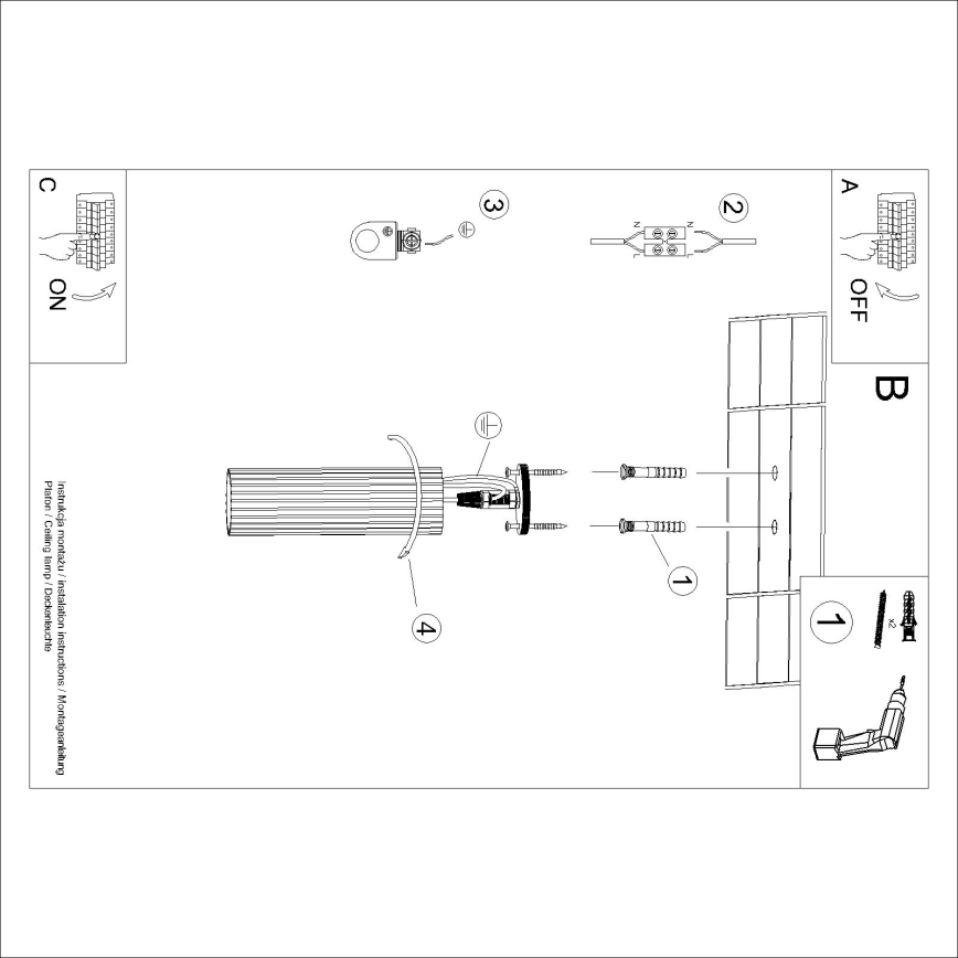 Brilagi - LED spotgaismeklis CRESTO 1xGU10/10W/230V 20 cm sarkans