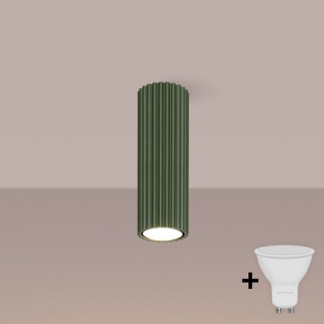 Brilagi - LED spotgaismeklis CRESTO 1xGU10/10W/230V 20 cm zaļš