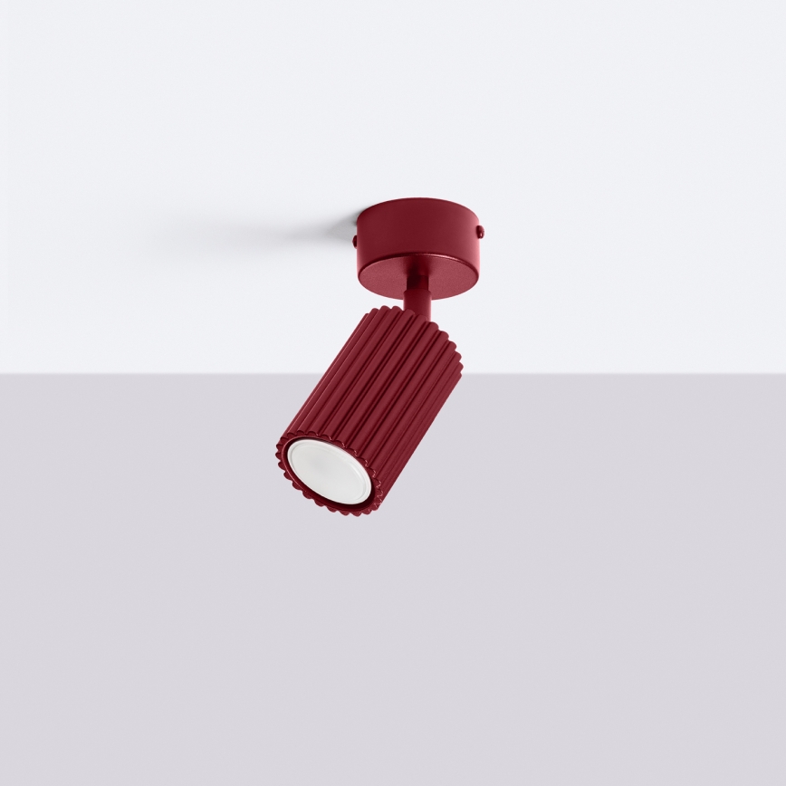 Brilagi - LED spotgaismeklis CRESTO 1xGU10/10W/230V burgundijas sarkans
