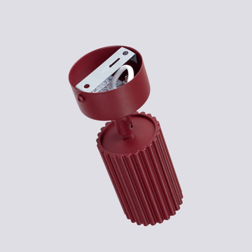 Brilagi - LED spotgaismeklis CRESTO 1xGU10/10W/230V burgundijas sarkans