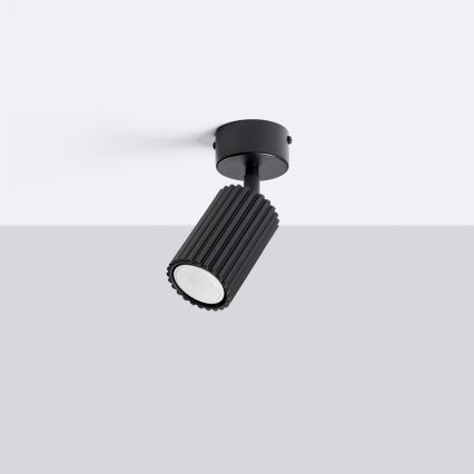 Brilagi - LED spotgaismeklis CRESTO 1xGU10/10W/230V, melns