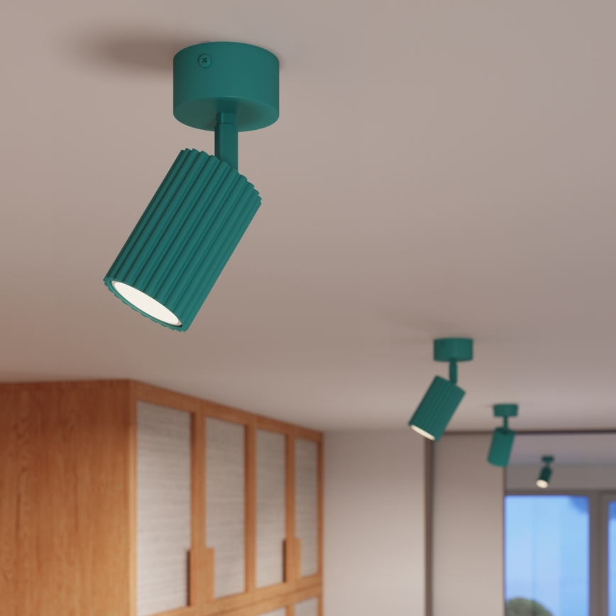 Brilagi - LED spotgaismeklis CRESTO 1xGU10/10W/230V tirkīza