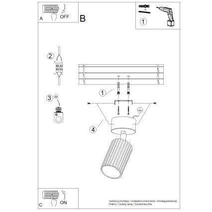 Brilagi - LED spotgaismeklis CRESTO 1xGU10/10W/230V tirkīza
