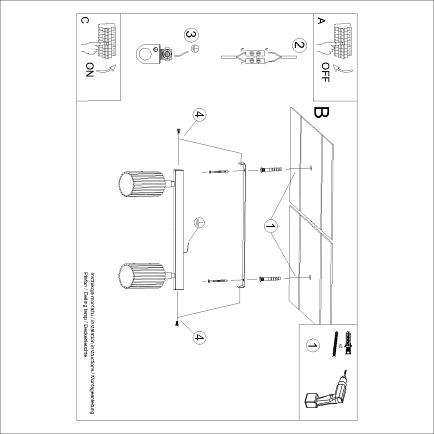 Brilagi - LED spotgaismeklis CRESTO 2x GU10/10W/230V brūns