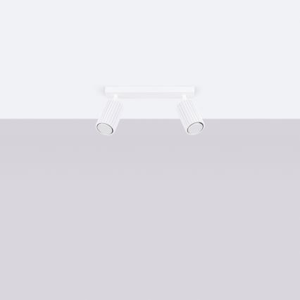 Brilagi - LED spotgaismeklis CRESTO 2xGU10/10W/230V balts