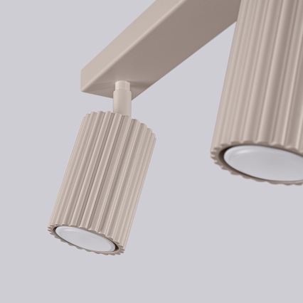 Brilagi - LED spotgaismeklis CRESTO 2xGU10/10W/230V taupe