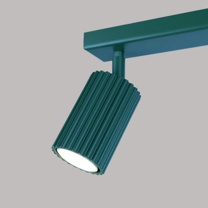 Brilagi - LED spotgaismeklis CRESTO 2xGU10/10W/230V, tirkīzs